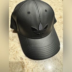 Adidas Black Cap Faux Leather